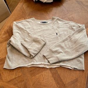 Polo Ralph Lauren Men’s Vintage Cropped Sweatshirt Size XL